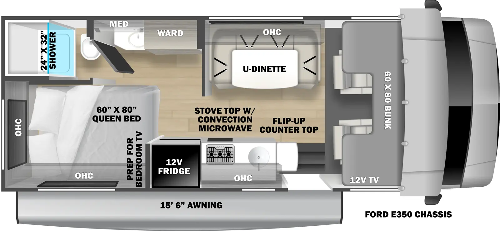 Sunseeker Le 2350SLE Floorplan